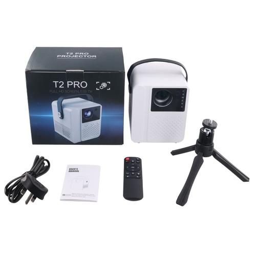 4K 1080P Mini Projector Electric Focus UHD Portable Home Theater Bluetooth WiFi - Picture 37 of 38