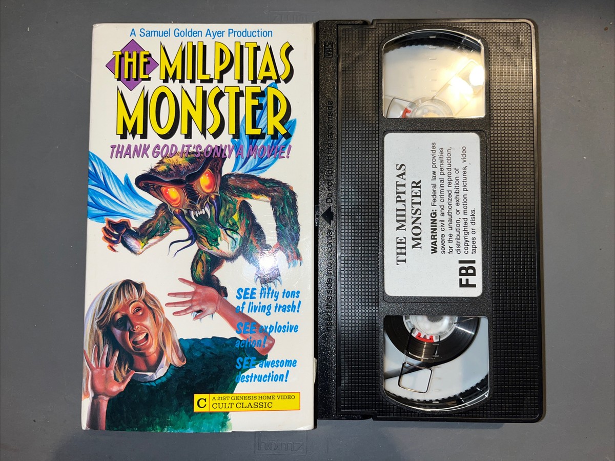 The Milpitas Monster (VHS, 1988) 21st Genesis Home Video 7 | eBay