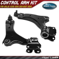 2Pcs Front Lower Control Arm & Ball Joint Assembly for Volvo XC60 2010-2017 DOHC