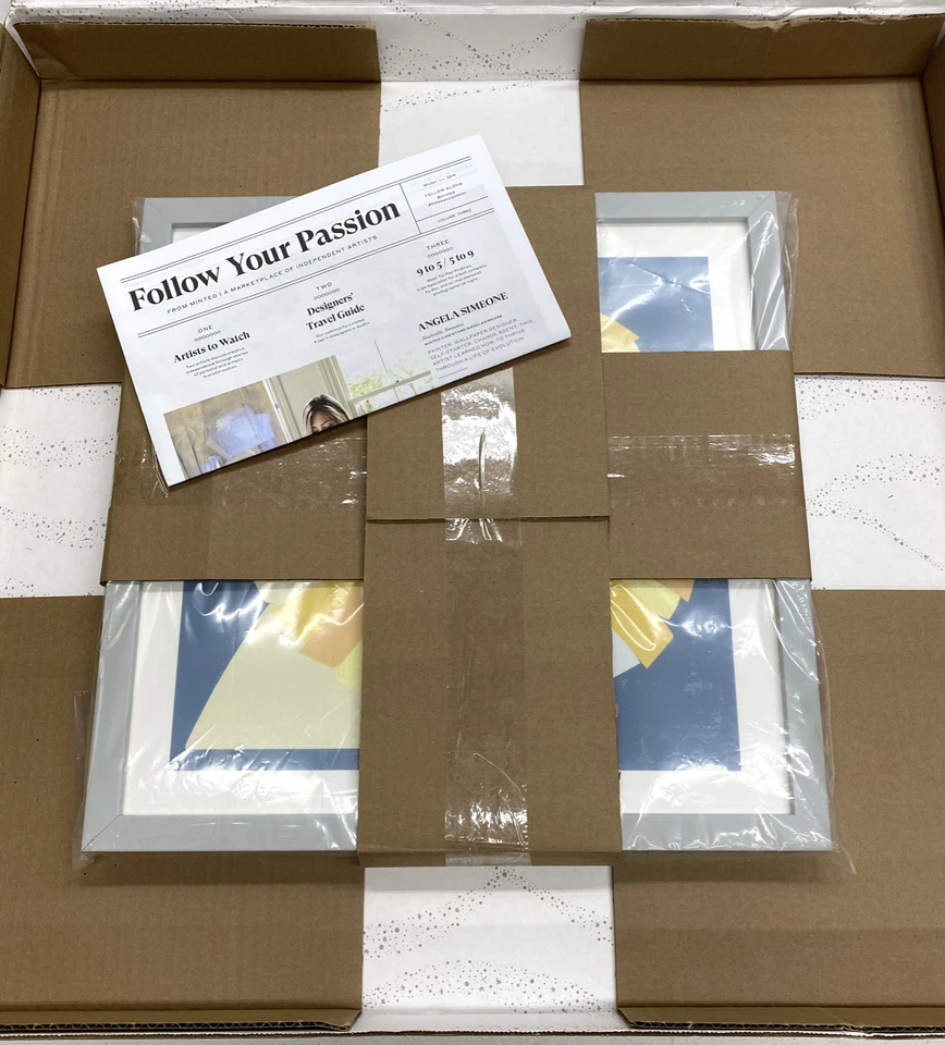 Arte de parede Pottery Barn KIDS Minted® Lionel emoldurada 16 x 16 por Angela Thompson~cinza - Imagem 4 de 4