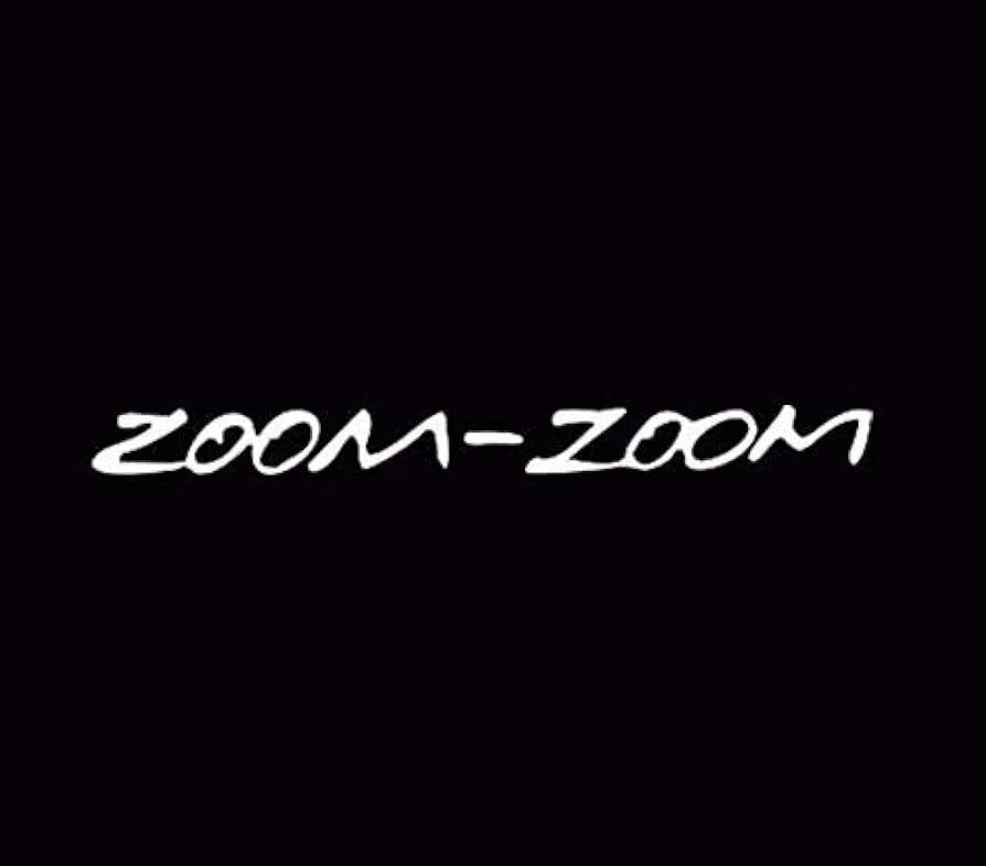 Buy 1 Get 1 FREE Zoom Zoom Decal Mazda 3 6 Protege Miata Mazdaspeed FREE SHIPING - Image 3 of 4