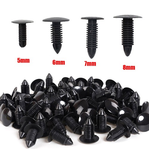 40x Car Retainer Rivet Push Pin 5/6/7/8mm Trunk Roof Trim Fastener Clips Nylon - Picture 4 of 12