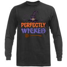 Halloween Costume Spooky Witches Pumpkin Ghost Long Sleeve T-Shirt