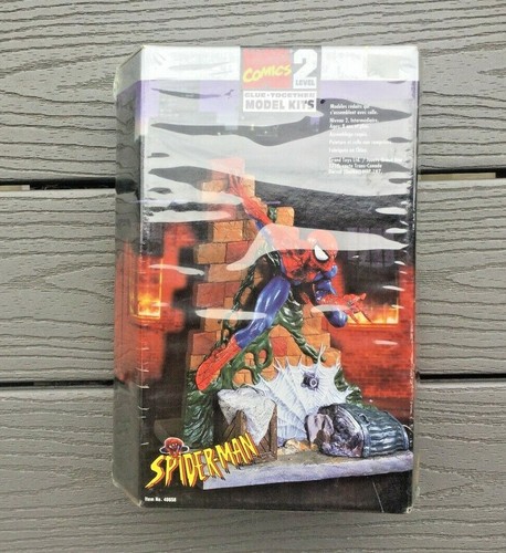 MARVEL COMICS FIGURES " SPIDER-MAN " FIGURE & BASE LEVEL 2 SERIES MODEL 48658 FS - Picture 3 of 9