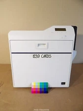 Kanematsu K30 ID Color Card Printer LAN USB - 1239 CARDS - TESTED OK + TAPE
