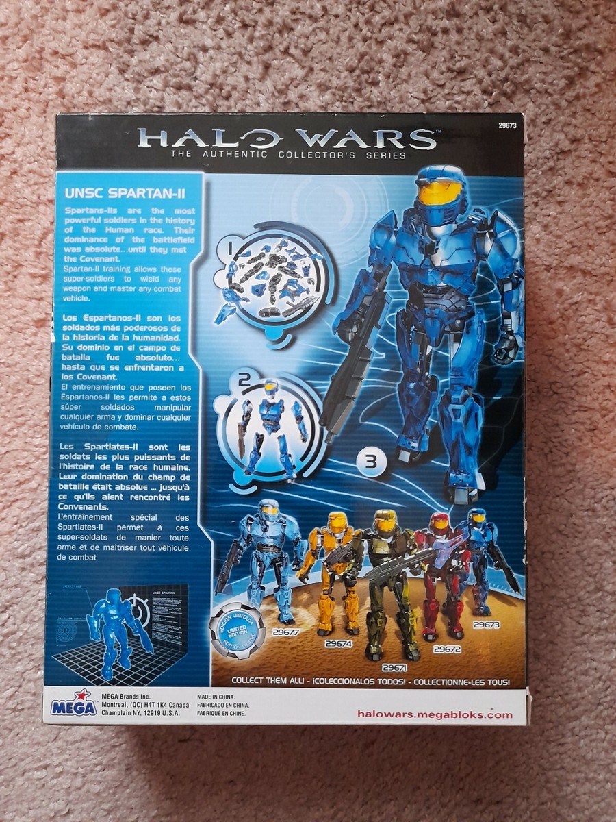 Mega Bloks Halo Wars Magnetic Blue UNSC Spartan-II Set #29673 | eBay