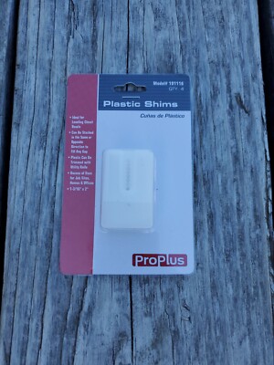 4 PACK Proplus Plastic Toilet Shims ideal For Leveling Anything  191116 