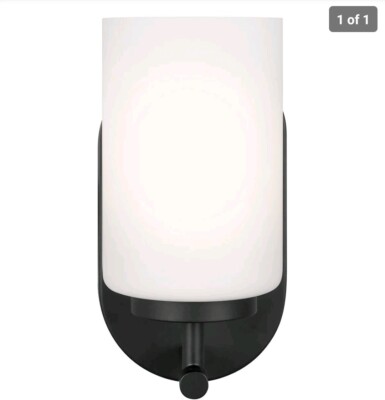 Generation Lighting 41160-112-- 9'' Tall Bathroom Sconce - Black