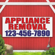 APPLIANCE REMOVAL Advertising Vinyl Banner Sign Many Sizes