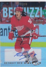 2021/22 FLEER ULTRA..TYLER BERTUZZI..SILVER RAINBOW FOIL AUTOGRAPHS..SP..# 16