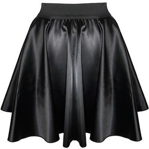 skirt mini pleated satin short waist dress elastic retro skirts shiny cotton ladies club
