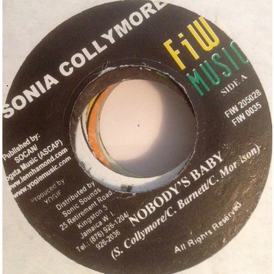 Sonia Collymore - Nobody's Baby (Vinyl 7'' - JM - Original)