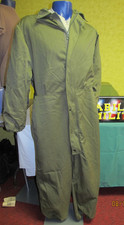 Mechanics Cold Weather Coveralls Mens Large US Military Flyers Green Insulated