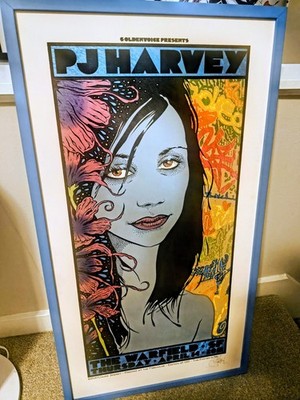 PJ Harvey The Warfield SF 2011 By Chuck Sperry Lithograph Signed & Numbered