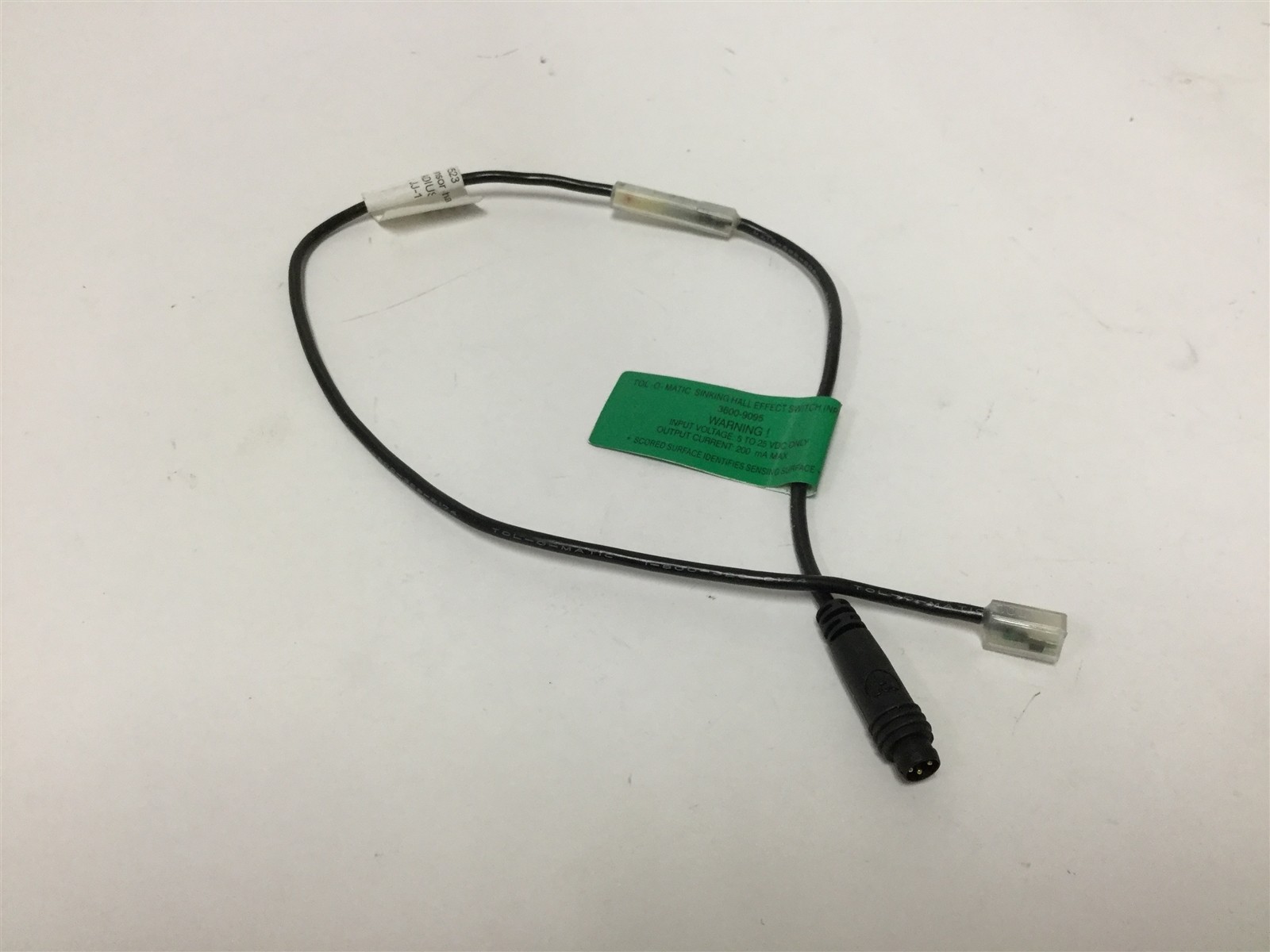 Tolomatic 3600-9095 Hall Effect Switch, Sinking (NPN), 5-25VDC, Output: 200mA