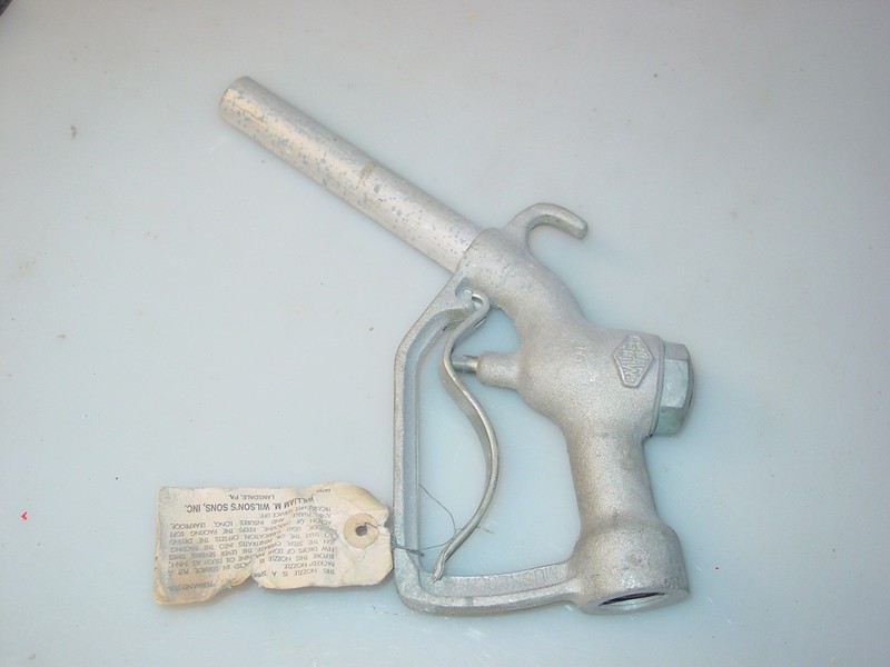 EBW spring-loaded GAS NOZZLE, Enterprize, 12"x5"x2", 64750 William M Wilson