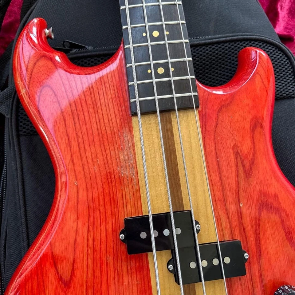 Rocky Bass Años 80 Japón Vintage Estilo Alembico Cuello-A Través PJ De JAPÓN Foto 3 de 4