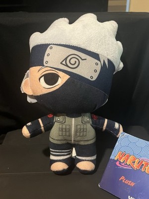 Naruto Kakashi 9'' Plush Toy Factory Anime Manga Round 1, NEW w/Tag