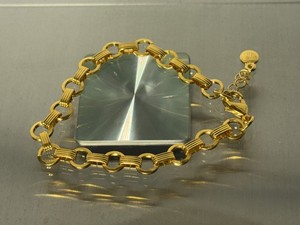 Authentic Mayamar 24K Gold Plated Gold Oval Link 7" Bracelet w/ 1" Extender Yellow (NEW)