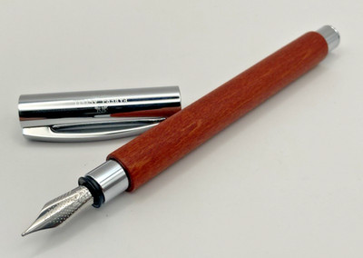 Faber-Castell Ambition Fountain Pen Pearwood Barrel with Medium Nib