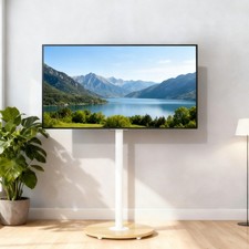 Minimalist 40-75 inch TV Stand Mount Bracket Floor Swivel Shelf for Samsung Sony