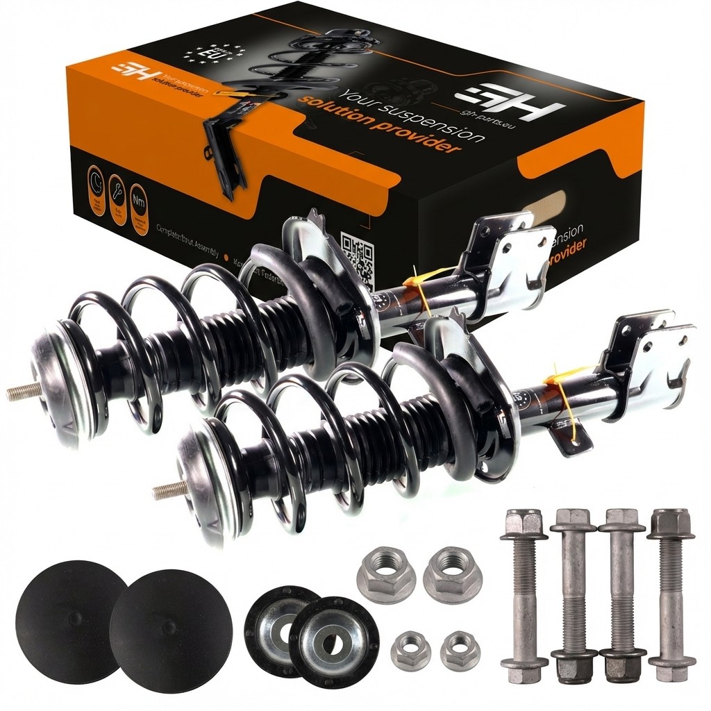 2x Complete Struts Assembly Front for Citroen DS4 04.2011- 2.0HDI