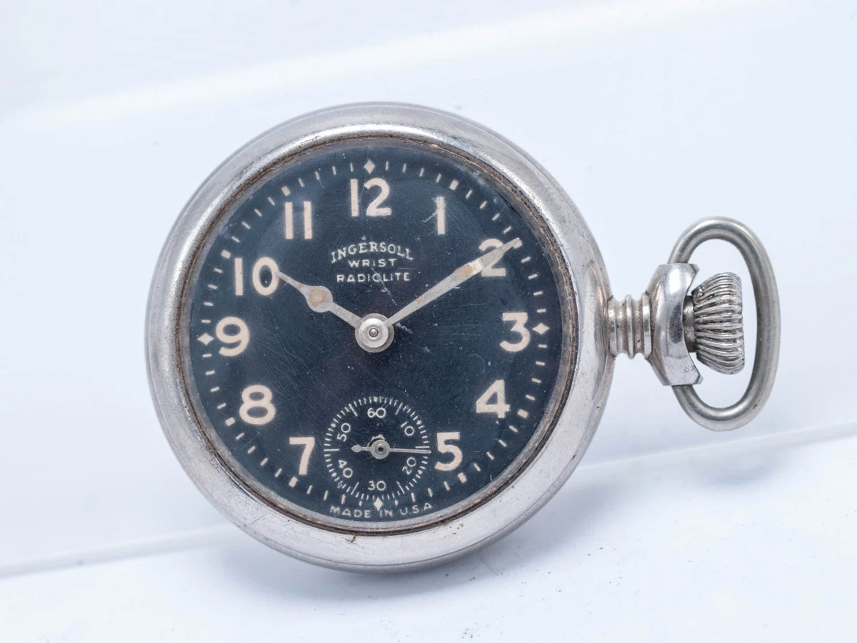 Ingersoll Radiolite Pocket Watch for sale | eBay