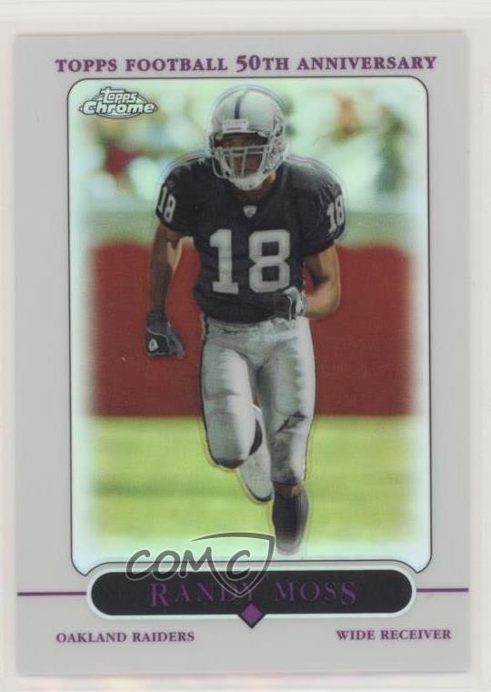 2005 Topps Chrome Refractor Randy Moss #68 HOF z3i