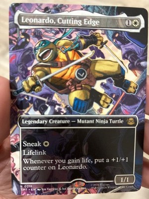 Leonardo, Cutting Edge (Borderless) Teenage Mutant Ninja Turtles Regular