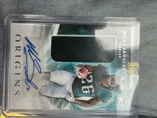2019 Panini Origins - Rookie Jumbo Patch Autographs #125 Miles Sanders  