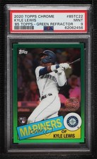 2020 Chrome 1985 Topps Green Refractor 39/99 Kyle Lewis #85TC-22 PSA 9 MINT 0u46