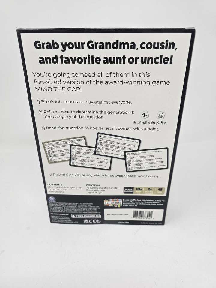 Mind the Gap: Good to Go Version, Trivia Game, New - Image 3 of 4
