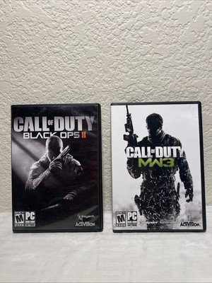 Call Of Duty PC Games LOT Bundle Of Two Black Ops 2 - Modern Warfare 3