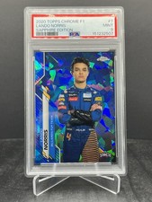 2020 Topps Chrome Sapphire Formula 1 F1 Lando Norris RC Rookie Portrait PSA 9 #7