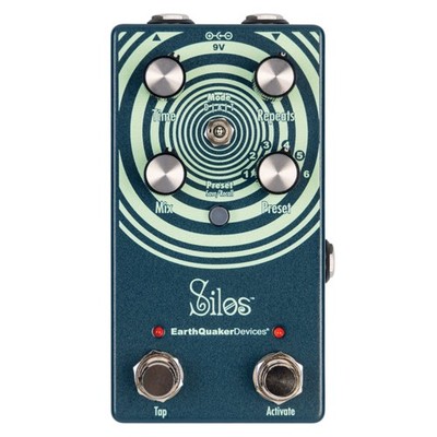 EarthQuaker Devices Silos Multi-Generational Time Reflection Delay Effects Pedal