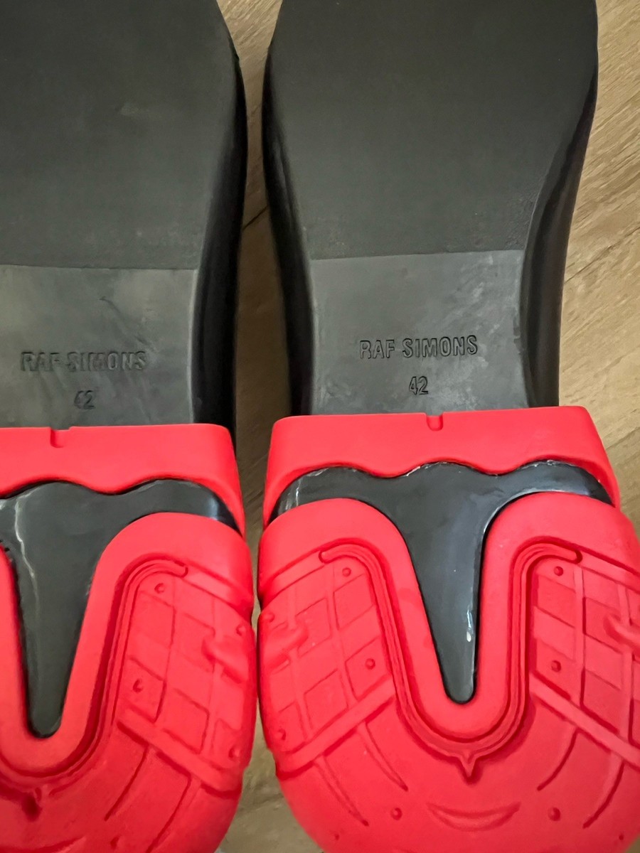 RAF Simons New $700 Runner Solaris High Leather Boots Shoes 9 | eBay