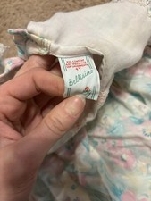 Vintage Lace Party pastel Dress Floral Embroidered Victorian Collar 4t