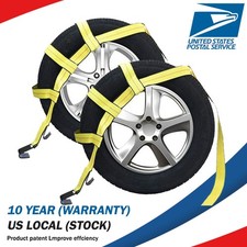 Car Basket Straps Tow Dolly Wheel Net Set Flat Hook Yellow Usa Pair D31 Tx Car Basket Straps Tow Dolly Wheel Net Set Flat Hook Yellow Usa Pair D31 Tx