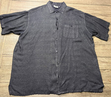Vintage Mix Studio Men’s Button Shirt Size 2XT Made In USA Geometric Print