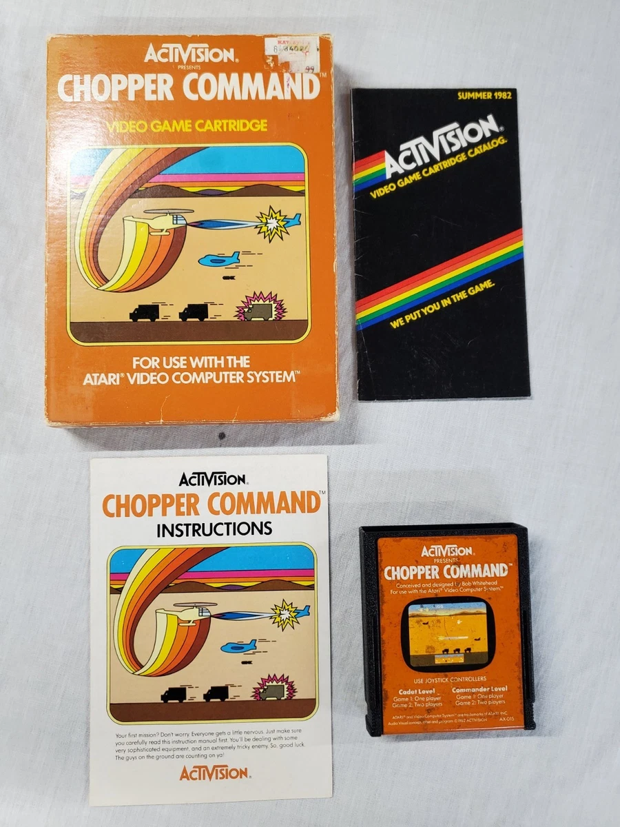 Chopper Command Sur Atari 2600 – Blister Scellé D'origine – Edition PAL Activision