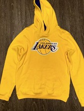 Los Angeles Lakers NBA Youth Size XL Hoodie Yellow with puruple