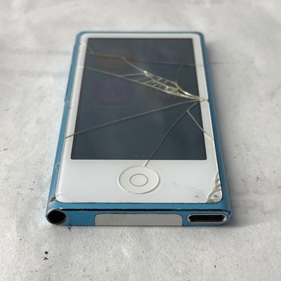 Apple iPod nano 7th Generation Space A1446 Blue (16 GB) -Tested