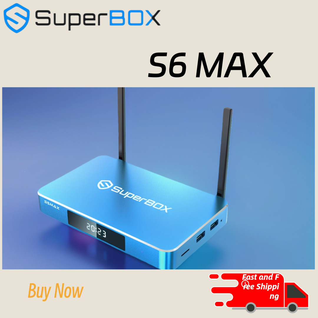SuperBox S6 Max Streaming Box Android Smart TV Brand New sport Same Day Shipping