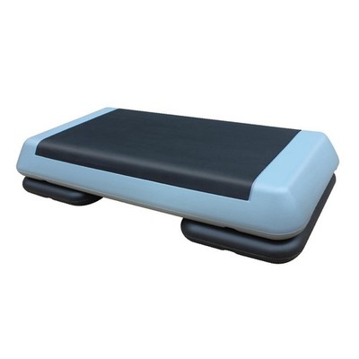Aerobic Stepper in Grau Und Schwarz mit 2 Erhöhungen   Höhenverstellbar