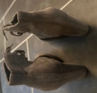 Lucky Brand Women's Lk-nellie Gray Suede Wedge Sandal Tie Up Shoes Size 8.5~ — photo 4