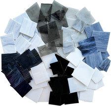 2.2lb Irregular Stained Glass Scraps, Mosaic Glass Pieces, Mosaic Tiles for Mosa
