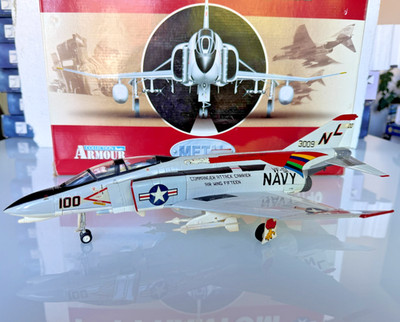 Franklin Mint Armour Collection 1:48 F-4 Phantom US Navy 'Screaming Eagle' 98034