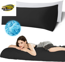 Memory Foam Body Pillow with Cover, Full Large Body Pillows Insert for Adults wi