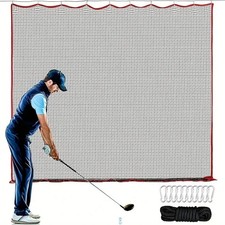 10x10ft Golf Practice Net High Impact Hitting Barrier Heavy Duty Sports Netting