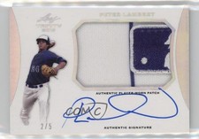 2015 Leaf Trinity Holo-Silver 2/5 Peter Lambert #PA-PL1 Patch Auto 1bi0
